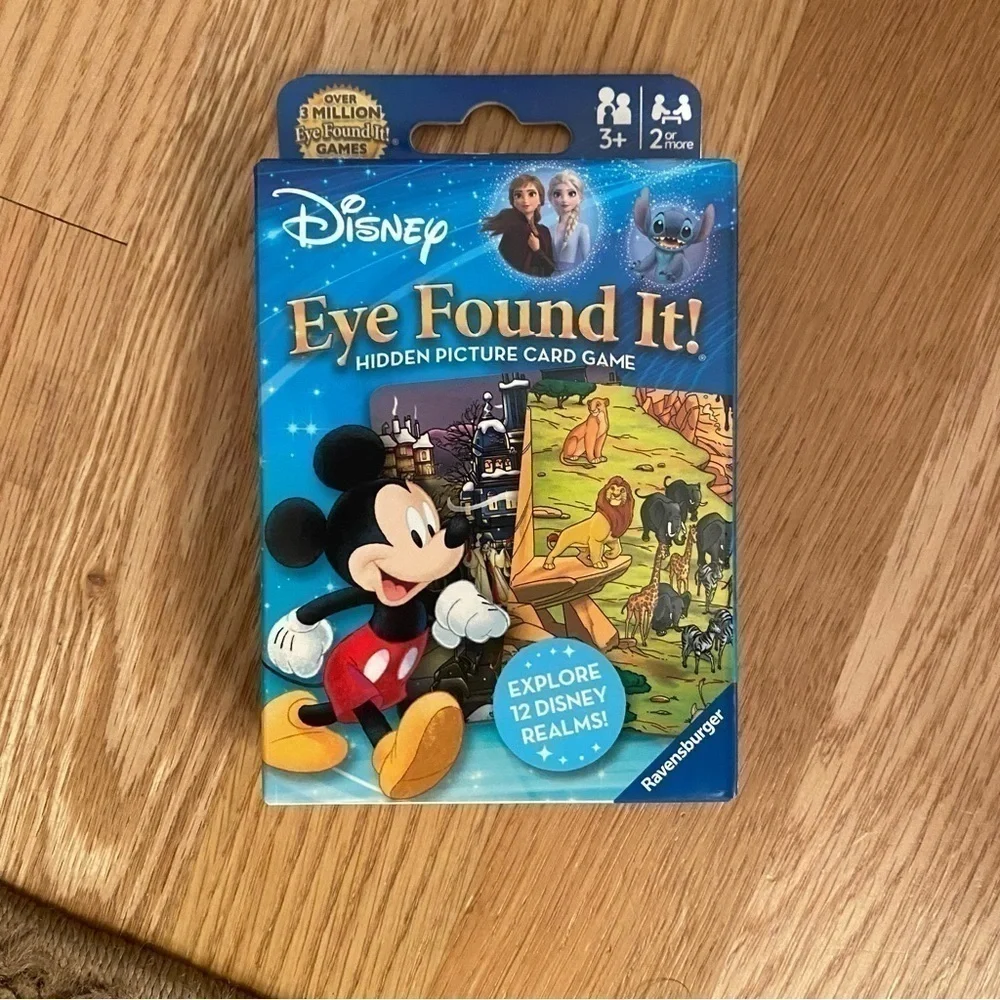 Disney Eye Found It Hidden Picture Card Game NEW Mickey Mouse World Land Cruise